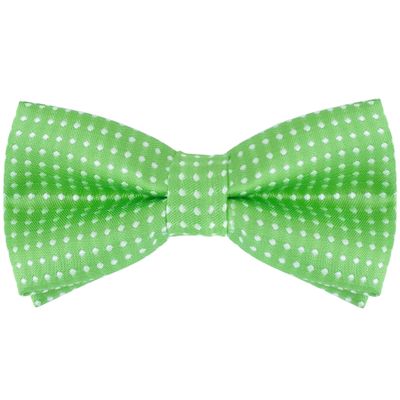 Bskifnn Dot Bow Ties Classic Adjustable Neck Bowtie for Child Boys Toddlers Wedding Party Graduation Dress up (Dots, Green)