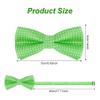 Bskifnn Dot Bow Ties Classic Adjustable Neck Bowtie for Child Boys Toddlers Wedding Party Graduation Dress up (Dots, Green) view 2