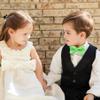 Bskifnn Dot Bow Ties Classic Adjustable Neck Bowtie for Child Boys Toddlers Wedding Party Graduation Dress up (Dots, Green) view 4