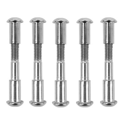 XIBANY Motorized Scooter for Xiao/mi MIJIA M365 /M365 Pro Electric Scooter Part 5PC Folding Pothook Hinge Bolt Repair Hardened Steel Lock Fixed Screw Hook Motorized Scooter(Color:Silver M365)