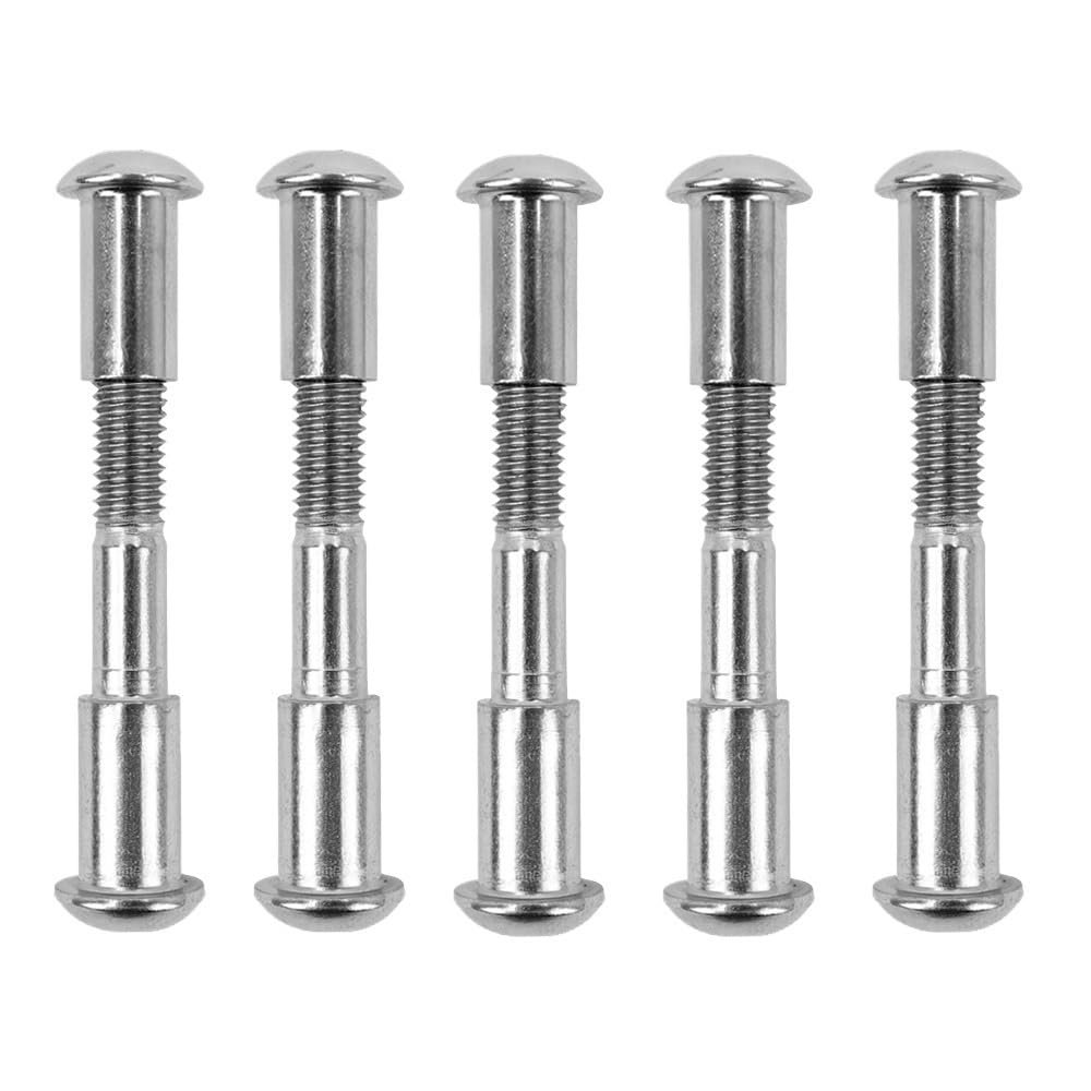 XIBANY Motorized Scooter for Xiao/mi MIJIA M365 /M365 Pro Electric Scooter Part 5PC Folding Pothook Hinge Bolt Repair Hardened Steel Lock Fixed Screw Hook Motorized Scooter(Color:Silver M365)