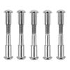 XIBANY Motorized Scooter for Xiao/mi MIJIA M365 /M365 Pro Electric Scooter Part 5PC Folding Pothook Hinge Bolt Repair Hardened Steel Lock Fixed Screw Hook Motorized Scooter(Color:Silver M365) view 1
