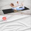 Futuregrace Yoga Towel with Corner Pockets Graduation Season Celebration Bachelor Cap Sweat Absorbent Lightweight Soft Yoga Blanket 26"x70" Hot Yoga Towels for Gym Fitness Workout view 4