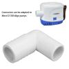 360 Rotatable Bilge Pump Drain Connector, Drain Hose Fitting for Boat Bilge Pump, Outlet Fitting for G1100 Bilge Pump ( view 4