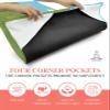 Futuregrace Yoga Towel with Corner Pockets Happy Groundhog Day Funny Groundhog Sweat Absorbent Lightweight Soft Yoga Blanket 26"x74" Hot Yoga Towels for Gym Fitness Workout view 3
