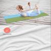 Futuregrace Yoga Towel with Corner Pockets Happy Groundhog Day Funny Groundhog Sweat Absorbent Lightweight Soft Yoga Blanket 26"x74" Hot Yoga Towels for Gym Fitness Workout view 4
