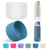 2Pcs Silicone Boot Base Sleeve for Owala Water Bottle FreeSip Twist and Flip Protective Silicone Bottom Bumper for Owala Flask Water Bottle Accessories BPA Free view 1
