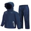 Kids Rain Gear Boys Girls Suit Waterproof Windproof Youth Rain Jacket and Pants Set Windbreak Raincoat for Golf Fishing Hiking Travel School view 1