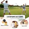 Amsgedhie Custom Golf Ball Stamp Personalized Monogram Name Golf Ball Stamper Markers Reusable Waterproof Stamp for Golf Balls Gift for Golfers (Gold) view 3