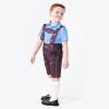 KAGAYD Kids Boys Oktoberfest Costum Lederhosen Suspender Shorts Beer Festival Suit Halloween Dress up (Blue, 2-4 Years) view 1