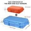 WGFOIP Dry Box, Shockproof Dry Storage Box with 2 UShape Buckle for Fishing Camping Hiking (Large), Blue, WGFOIP3s569z4ptg 02 view 2