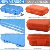 WGFOIP Dry Box, Shockproof Dry Storage Box with 2 UShape Buckle for Fishing Camping Hiking (Large), Blue, WGFOIP3s569z4ptg 02 view 3