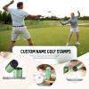 Amsgedhie Custom Golf Ball Stamp Personalized Monogram Name Golf Ball Stamper Markers Reusable Waterproof Stamp for Golf Balls Gift for Golfers (Green) view 3