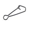Cuoyuqie 100pcs Fishing Hooked Snap Swivel Clip Wire Leader Sinker Lure Connector 22lb-120lb (2# 18mm 100pcs) view 4