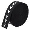 BENECREAT 5 Yards Polycotton Webbing, 1-1/2 inch Wide Flat Webbing with Arrow Pattern for Tote Bag Handles view 1