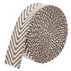 BENECREAT 5 Yards Polycotton Webbing, 1-1/2 inch Wide Olive Jacquard Ribbons, Flat Jacquard Webbing with Arrow Pattern for Tote Bag Handles, Fabric Tape view 1
