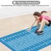 UrbanUp Long Jump Mat Blue Standing Long Jump Exercise Mats with Emoji, PVC Shock Absorbing Jump Rope Pad, Indoor Multi Functional Measure Board for School/Gym(Color:Light Blue) view 2