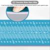 UrbanUp Long Jump Mat Blue Standing Long Jump Exercise Mats with Emoji, PVC Shock Absorbing Jump Rope Pad, Indoor Multi Functional Measure Board for School/Gym(Color:Light Blue) view 4