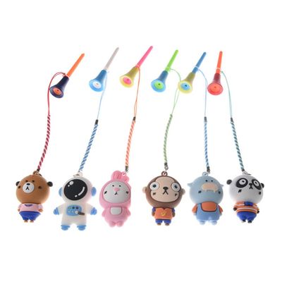 Xnferty 6PCS Golf Rings Golf Tee Hanger, 5.91IN Random Color Golf Tee Hanger Cartoon Plastic Anti Lost Golf Tee Rings with Strap Golf Tee Holder for Golf Practice for Golfer Colorful Golf(Blue + gray)
