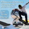 Aolabela 4 Pcs Grip Tape, 33" x 9", No Air Bubbles, Black Griptape for Skateboard & Scooter view 4