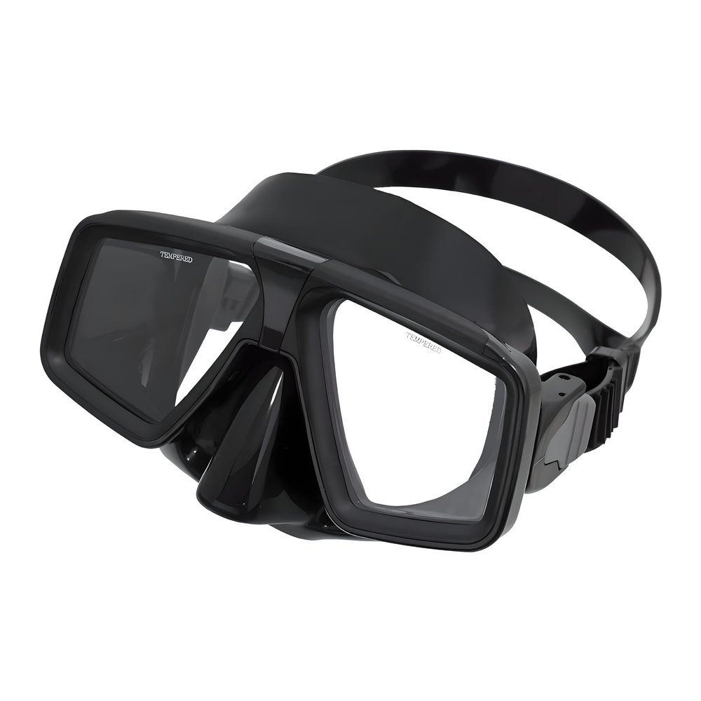 ATACLETE Low-Volume Buds Twin Lens Dive Mask for Scuba Diving, Snorkeling, and Military Underwater Training - Professional-Grade, Low Profile Design