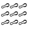 Cuoyuqie 100pcs 12mm Swivel Snap Clip Quick Link Change Bass Perch Panfish Fishing Flexi Ring Rig view 1