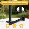 T Slot Bolts for Roof Rack Cross Bars, Platform, Cargo Basket, Stainless Square T Track Bolt Adapter to Secure Bike/Ski/Kayak Rack, Solar Panel, Awning, 4mm Thick view 4