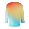 3/4 Sleeve Shirt Men Baseball Jersey Men Raglan Casual Big and Tall Active Workout Loose Fit Top Comfort Crewneck Shirts Solid Slim Fit Half Sleeve T Shirts view 3