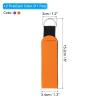 PATIKIL Floating Neoprene Keychain, 2 Pcs Waterproof Buoyant Key Ring Sublimation Float Keychain for Outdoor Water Sports, Dark Purple, Orange view 2