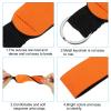 PATIKIL Floating Neoprene Keychain, 2 Pcs Waterproof Buoyant Key Ring Sublimation Float Keychain for Outdoor Water Sports, Dark Purple, Orange view 3