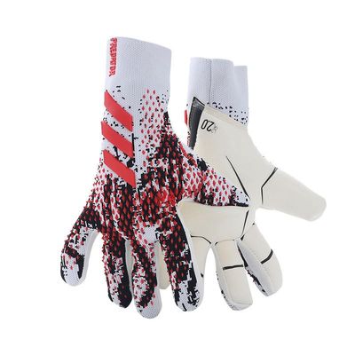 SteJar Histarstore5 Soccer Goalkeeper Gloves Goalie Training Gloves Strong Grip Anti-Slip and Breathable for Adults and Children (Red,7)