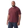 Dickies Cooling Short Sleeve Pocket T-Shirt, Burgundy Heather, L view 1