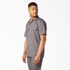 Dickies Short Sleeve Work Shirt, Silver, S view 2
