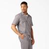 Dickies Short Sleeve Work Shirt, Silver, S view 4