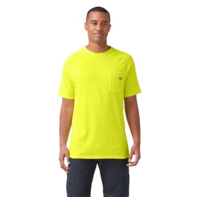 Dickies Cooling Short Sleeve Pocket T-Shirt, Bright Yellow, 3X