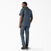 Dickies Short Sleeve Work Shirt, Airforce Blue, 4X view 4