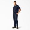 Dickies Flex Relaxed Fit Short Sleeve Work Shirt, Dark Navy, S view 2