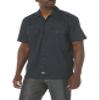 Dickies Flex Relaxed Fit Short Sleeve Work Shirt, Dark Navy, S view 3