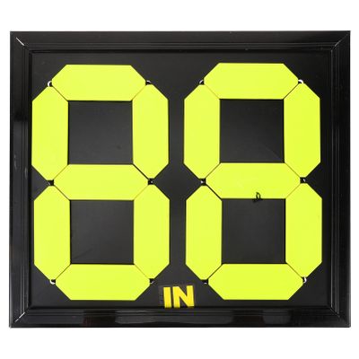 POPETPOP Football Manual Substitution Board Double-Sided Referee Accessory for Player Changes Soccer