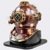 MARMADECOR 18" Divers Helmet - Mark V Deep Sea Scuba Marine Morse Nautical with Wooden Base (Wooden Base Only) view 3