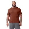 Dickies Cooling Short Sleeve Pocket T-Shirt, RED Rock Heather, 3X view 1