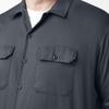Dickies Flex Relaxed Fit Long Sleeve Work Shirt, Charcoal, 2X view 4