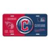 FANMATS 43228 Cleveland Guardians Embossed Metal License Plate view 1