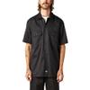 Dickies Flex Relaxed Fit Short Sleeve Work Shirt, Black, 2X view 1