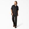 Dickies Flex Relaxed Fit Short Sleeve Work Shirt, Black, 2X view 4
