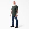 Dickies Cooling Short Sleeve Pocket T-Shirt, Hunter Green Heather, 2T view 4