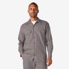 Dickies Long Sleeve Work Shirt, Silver, M view 2