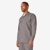 Dickies Long Sleeve Work Shirt, Silver, M view 4