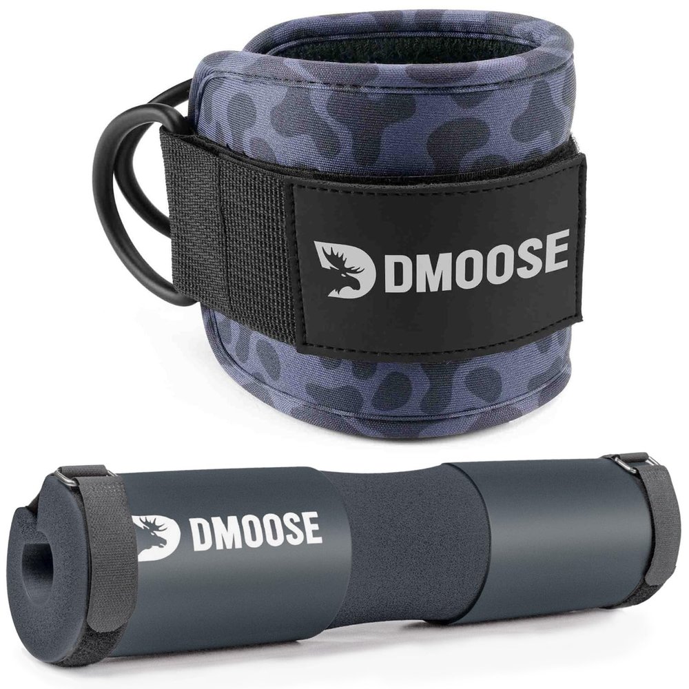 Ankle Strap & Barbell Pad Bundle - Elevate Your Booty Workout with Ankle Straps and Barbell Pad