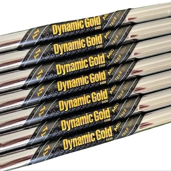 True Temper Dynamic Gold Tour Issue MID Spin 130g Iron Shaft .355" Taper Tip 4-PW (S400)